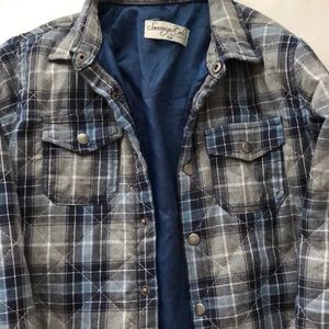 Quilted flannel jacket
